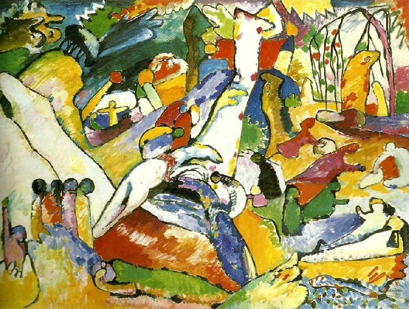 Wassily Kandinsky sketch for composition